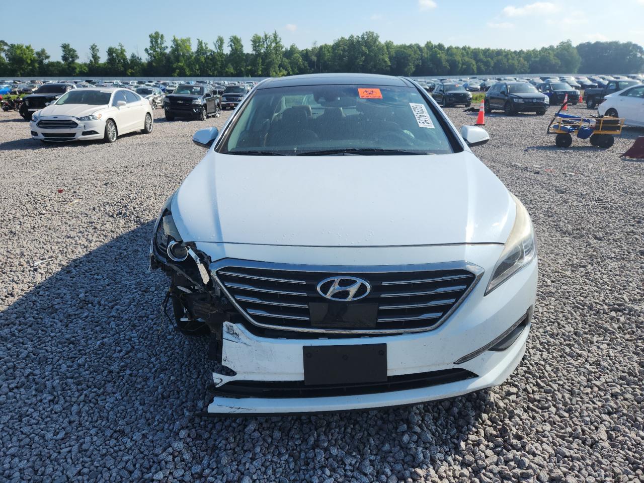 2015 Hyundai Sonata Limited White vin: 5NPE34AF4FH231521