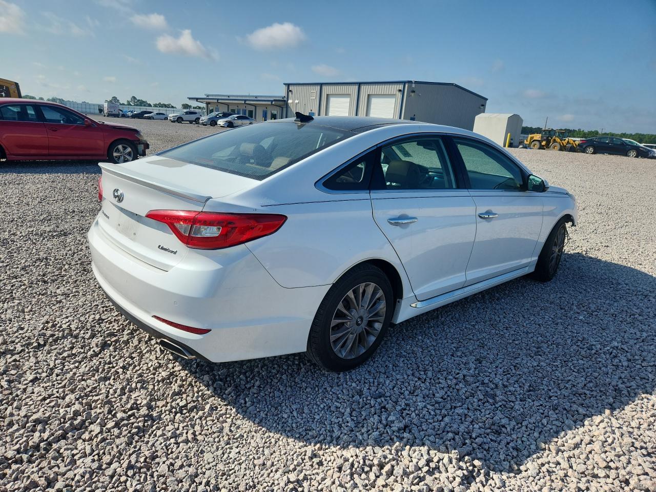 2015 Hyundai Sonata Limited White vin: 5NPE34AF4FH231521