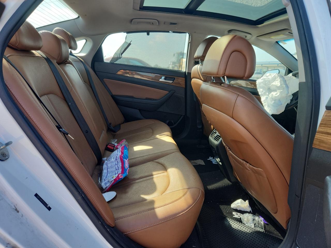2015 Hyundai Sonata Limited White vin: 5NPE34AF4FH231521