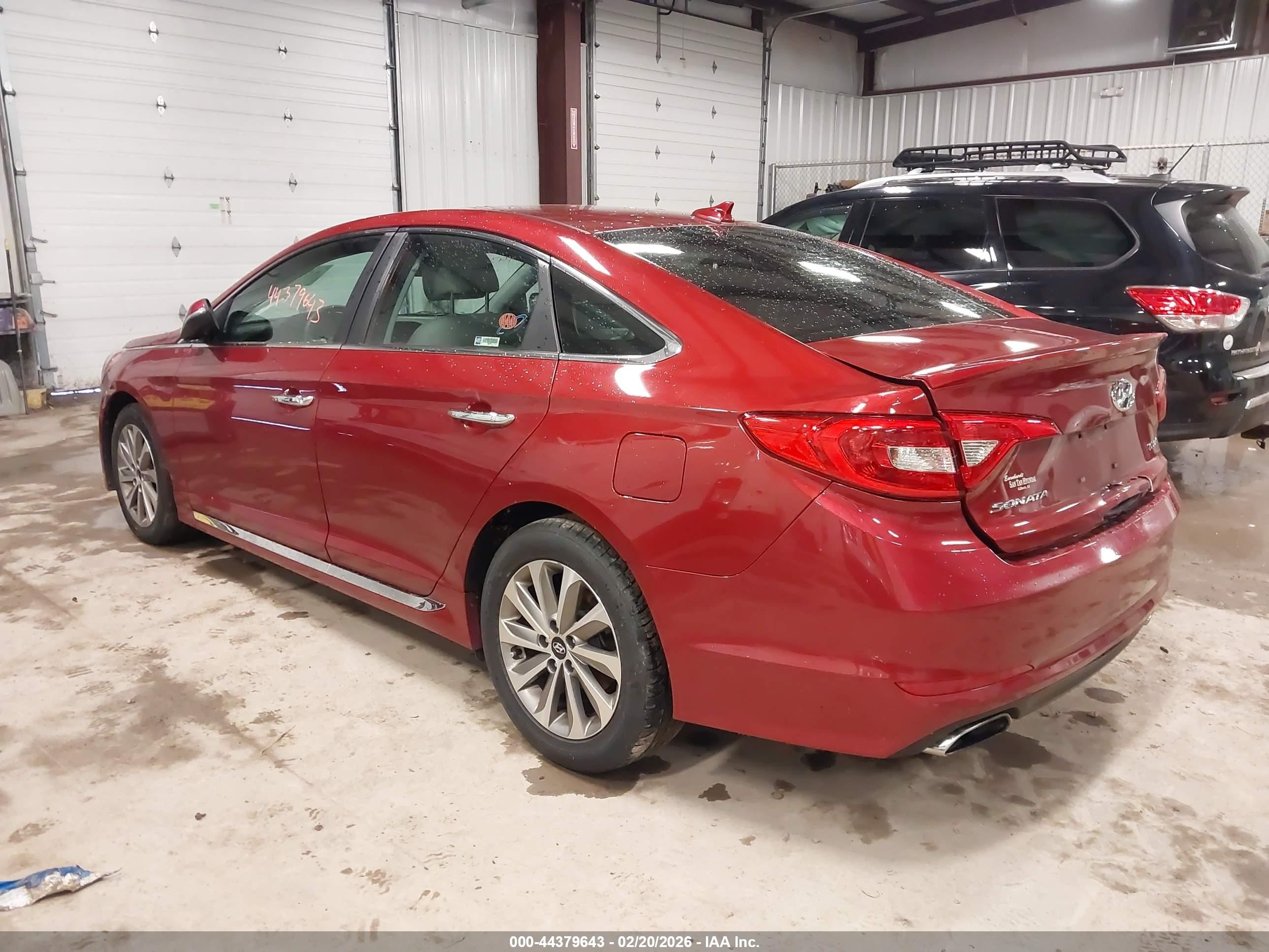 2015 Hyundai Sonata Sport Red vin: 5NPE34AF4FH233916