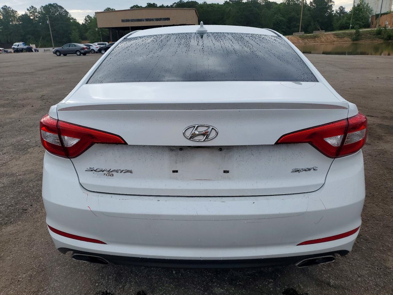 2015 Hyundai Sonata Sport White vin: 5NPE34AF4FH237500