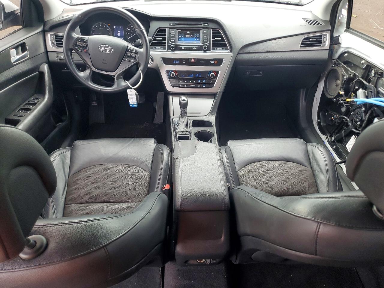 2015 Hyundai Sonata Sport White vin: 5NPE34AF4FH237500