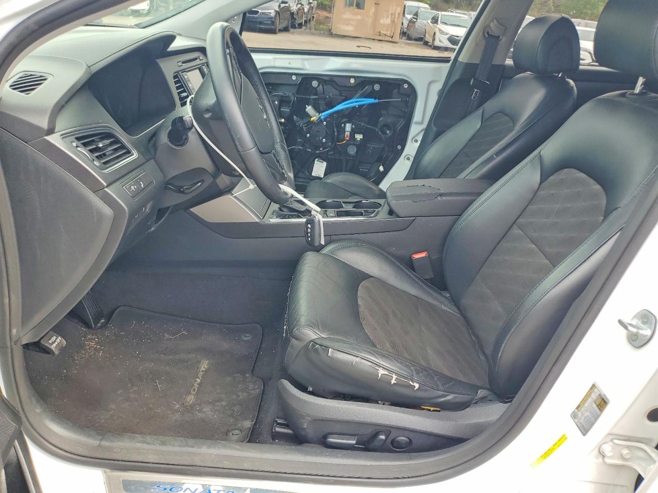 2015 Hyundai Sonata Sport White vin: 5NPE34AF4FH237500
