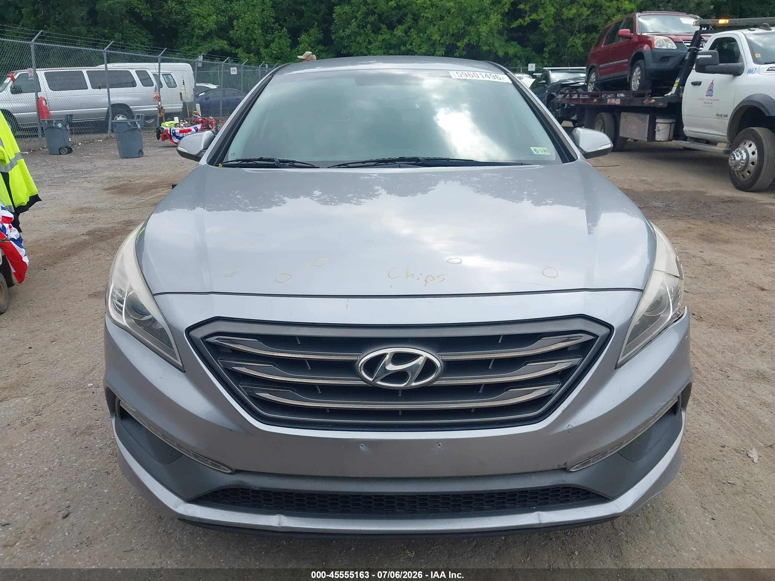 2015 Hyundai Sonata Sport Gray vin: 5NPE34AF4FH242082