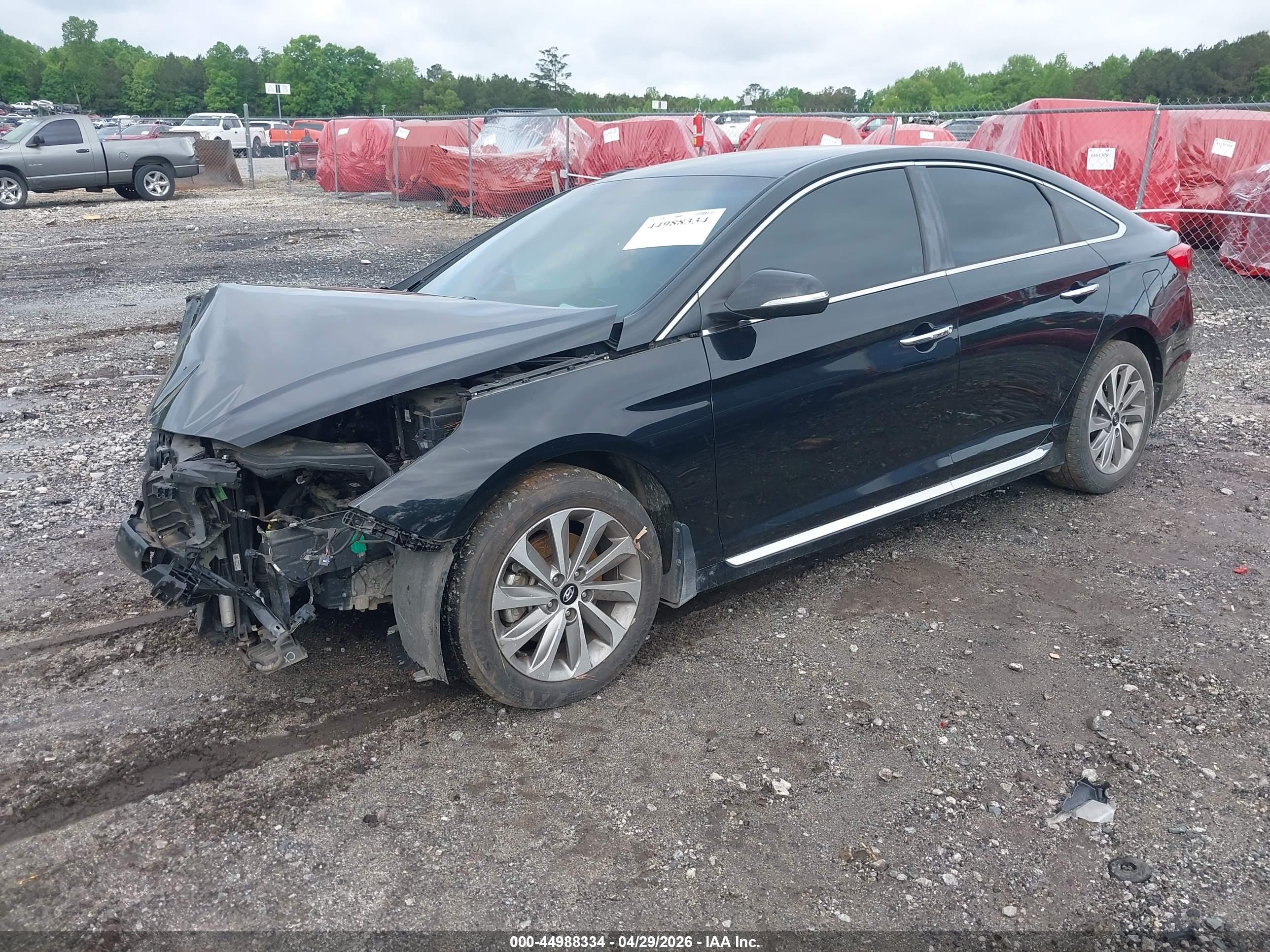 2015 Hyundai Sonata Sport Black vin: 5NPE34AF4FH242759