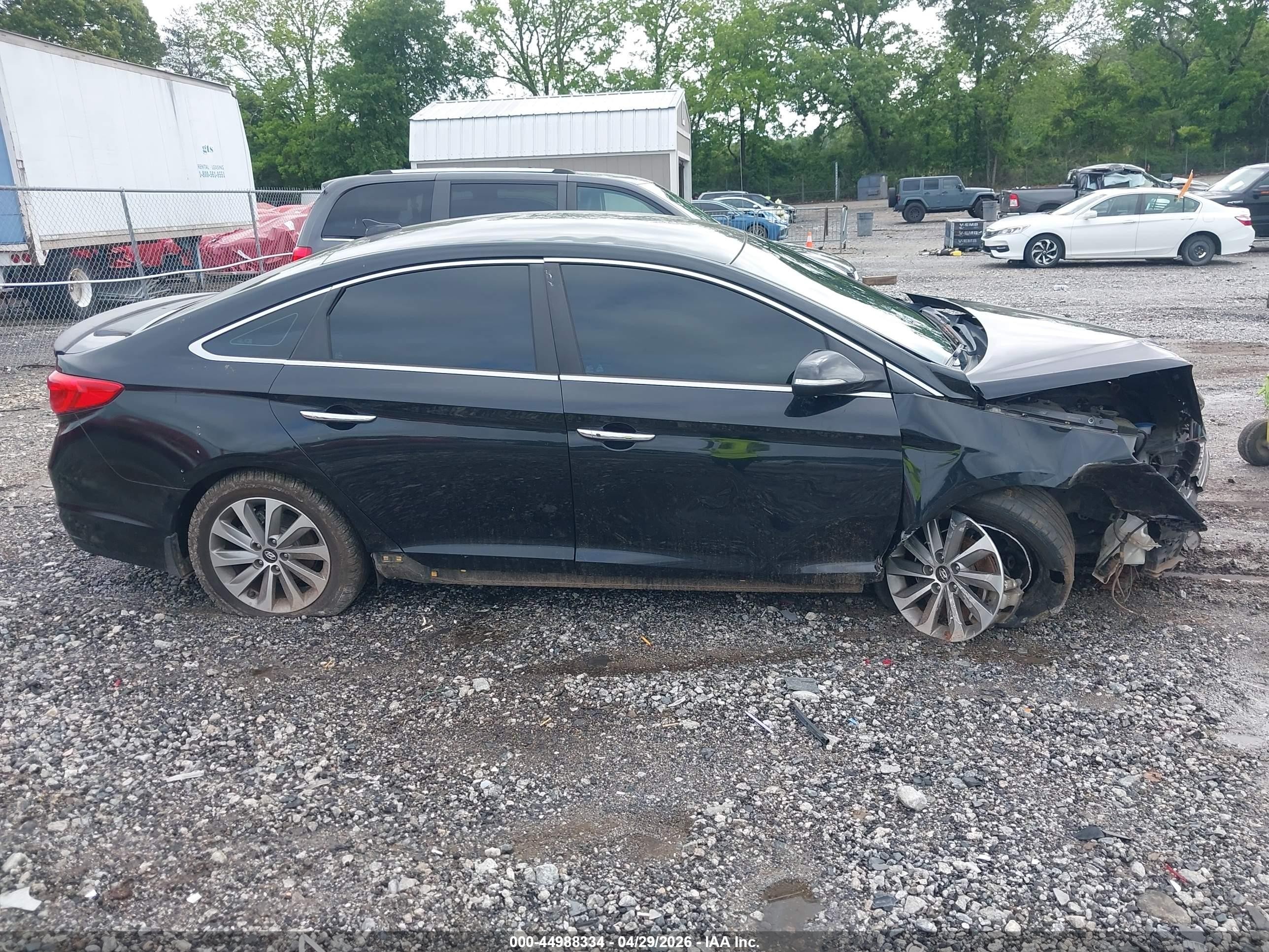 2015 Hyundai Sonata Sport Black vin: 5NPE34AF4FH242759