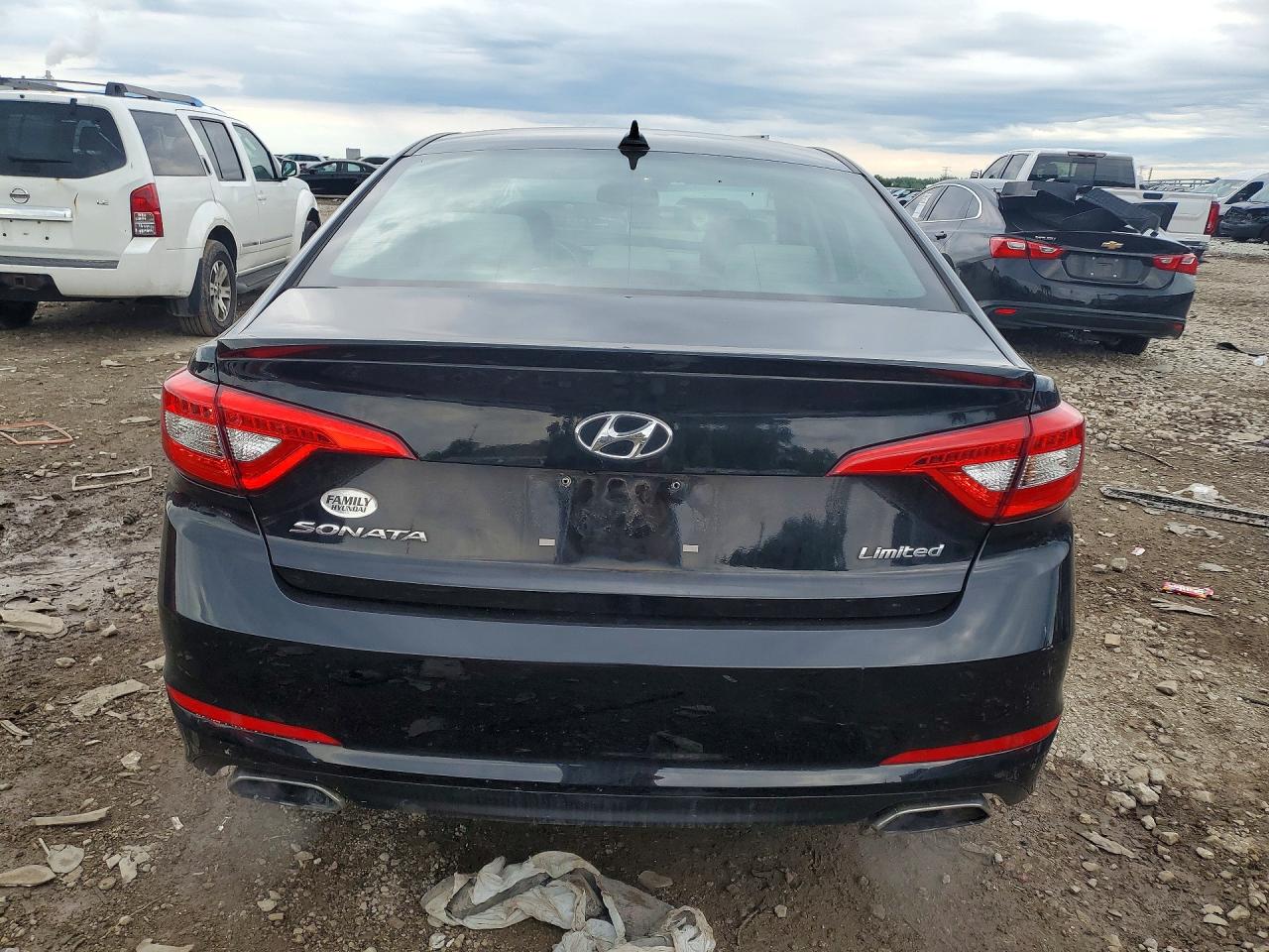 2015 Hyundai Sonata Limited Black vin: 5NPE34AF4FH254930