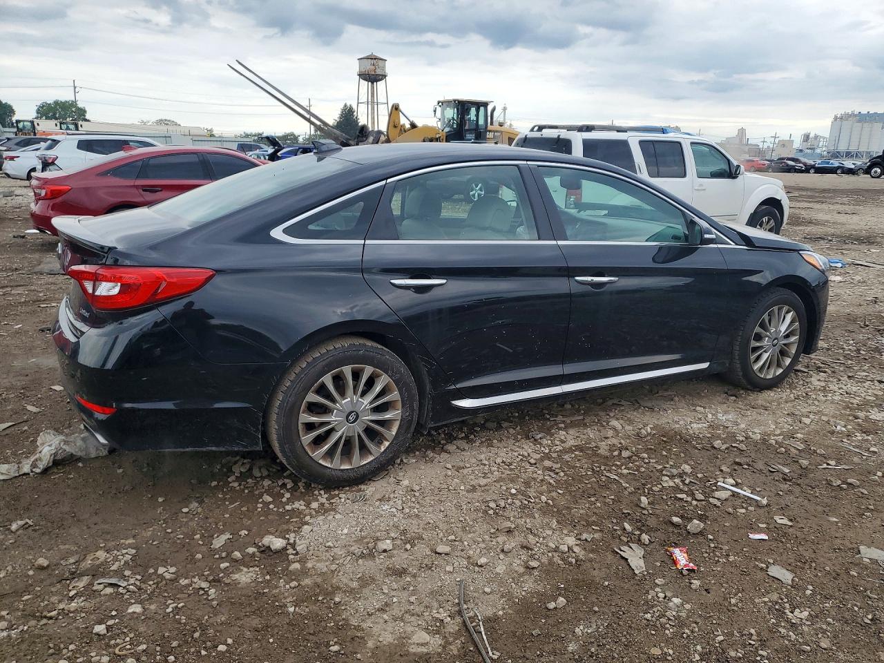 2015 Hyundai Sonata Limited Black vin: 5NPE34AF4FH254930