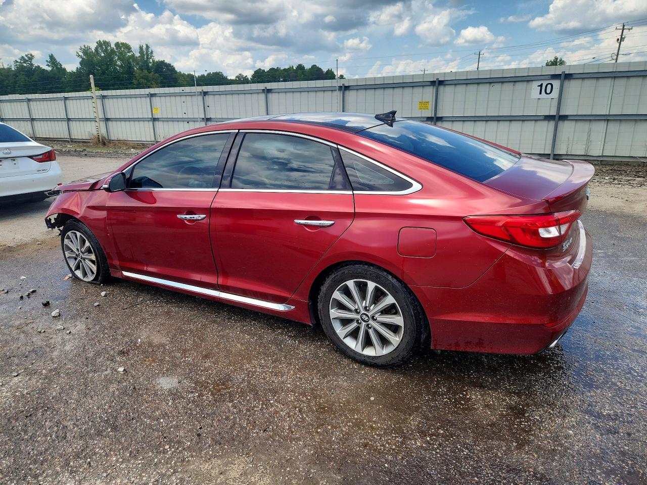 2016 Hyundai Sonata Limited Burgundy vin: 5NPE34AF4GH334911