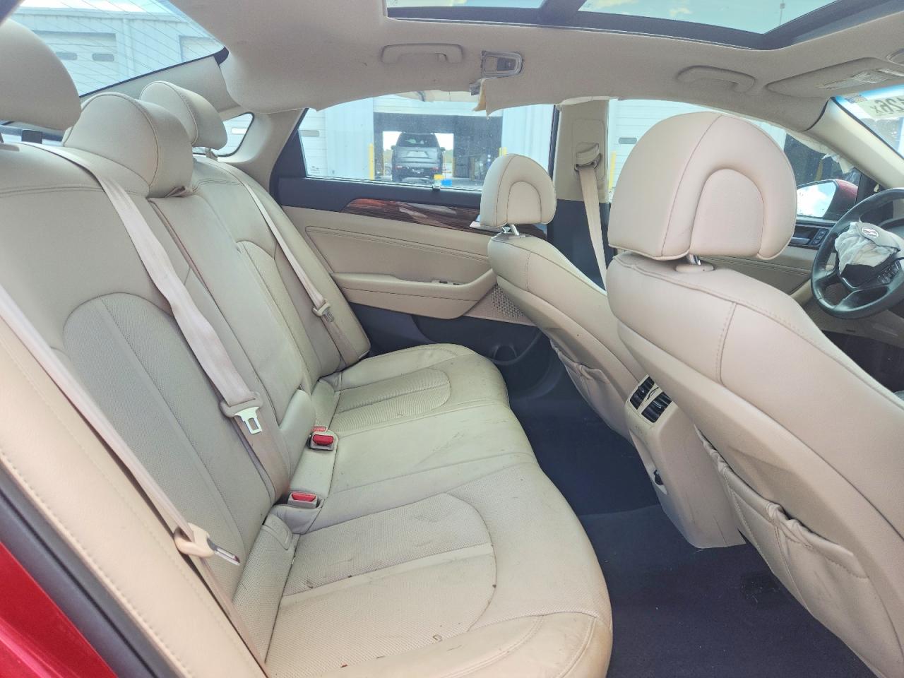 2016 Hyundai Sonata Limited Burgundy vin: 5NPE34AF4GH334911