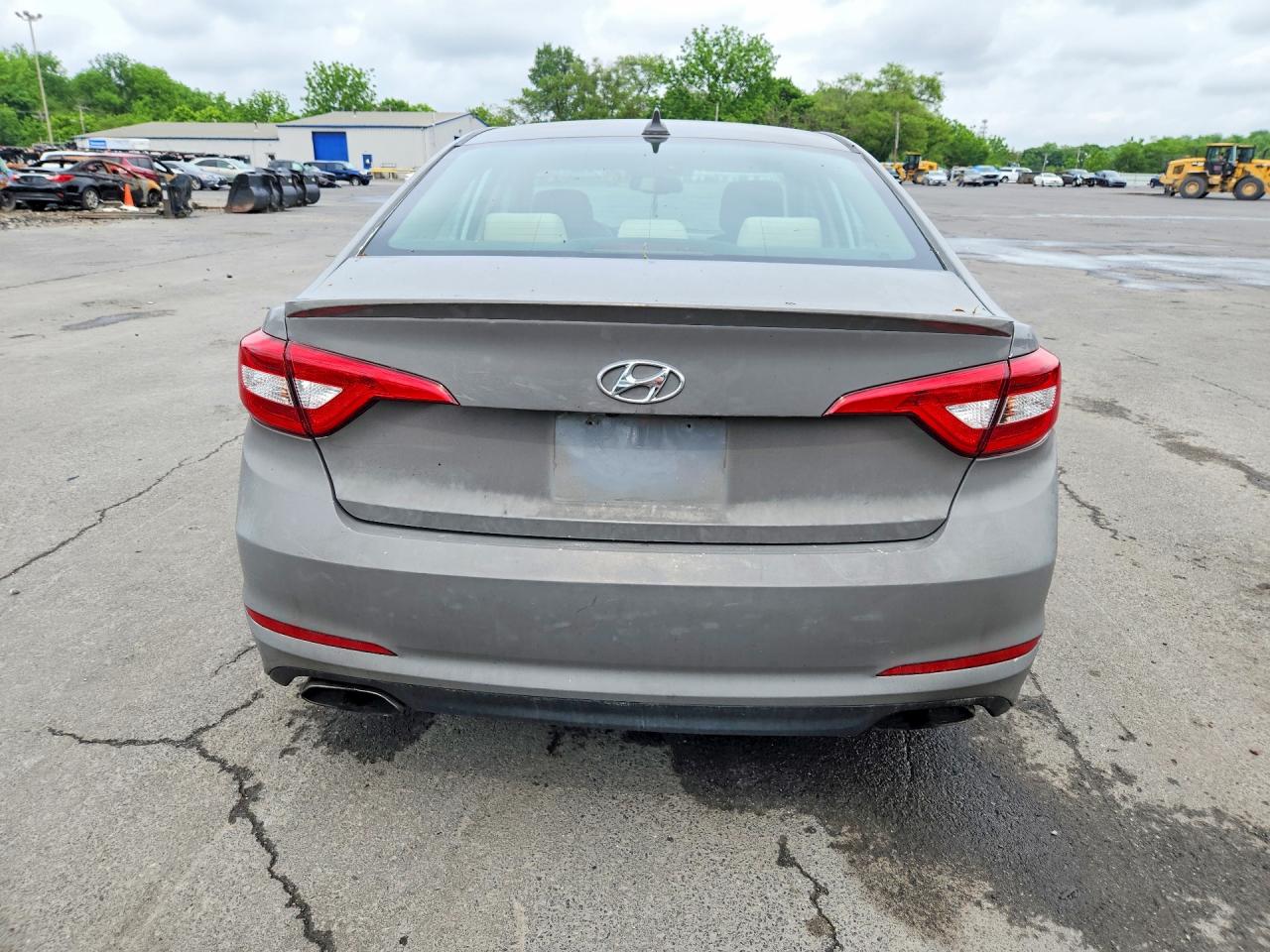 2016 Hyundai Sonata Sport Gray vin: 5NPE34AF4GH435401