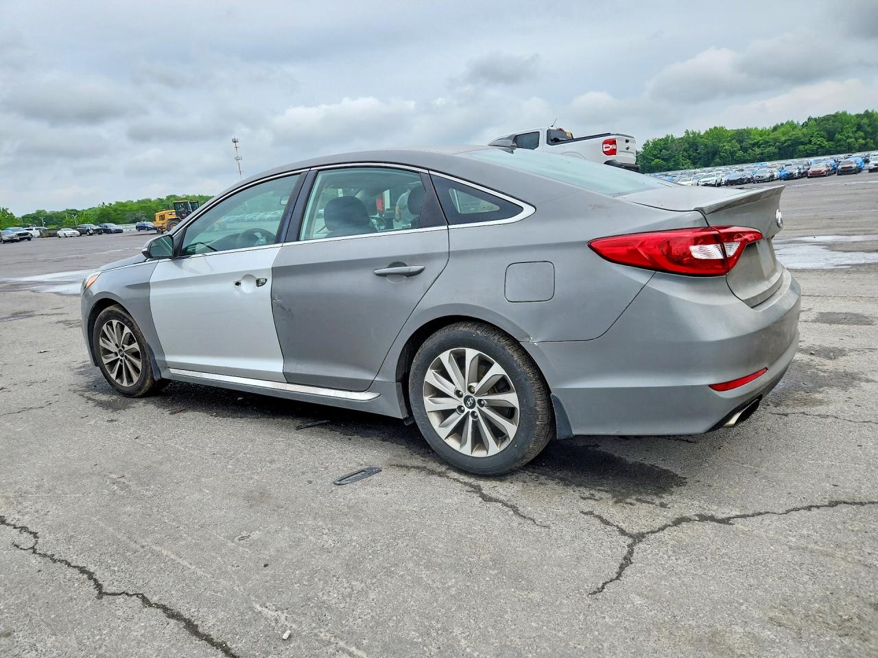 2016 Hyundai Sonata Sport Gray vin: 5NPE34AF4GH435401