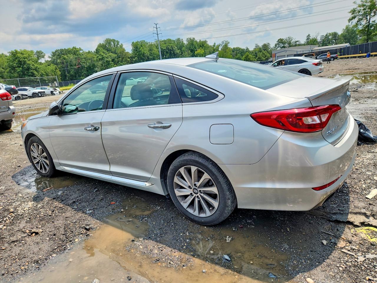 2017 Hyundai Sonata Sport Серебряный vin: 5NPE34AF4HH532860