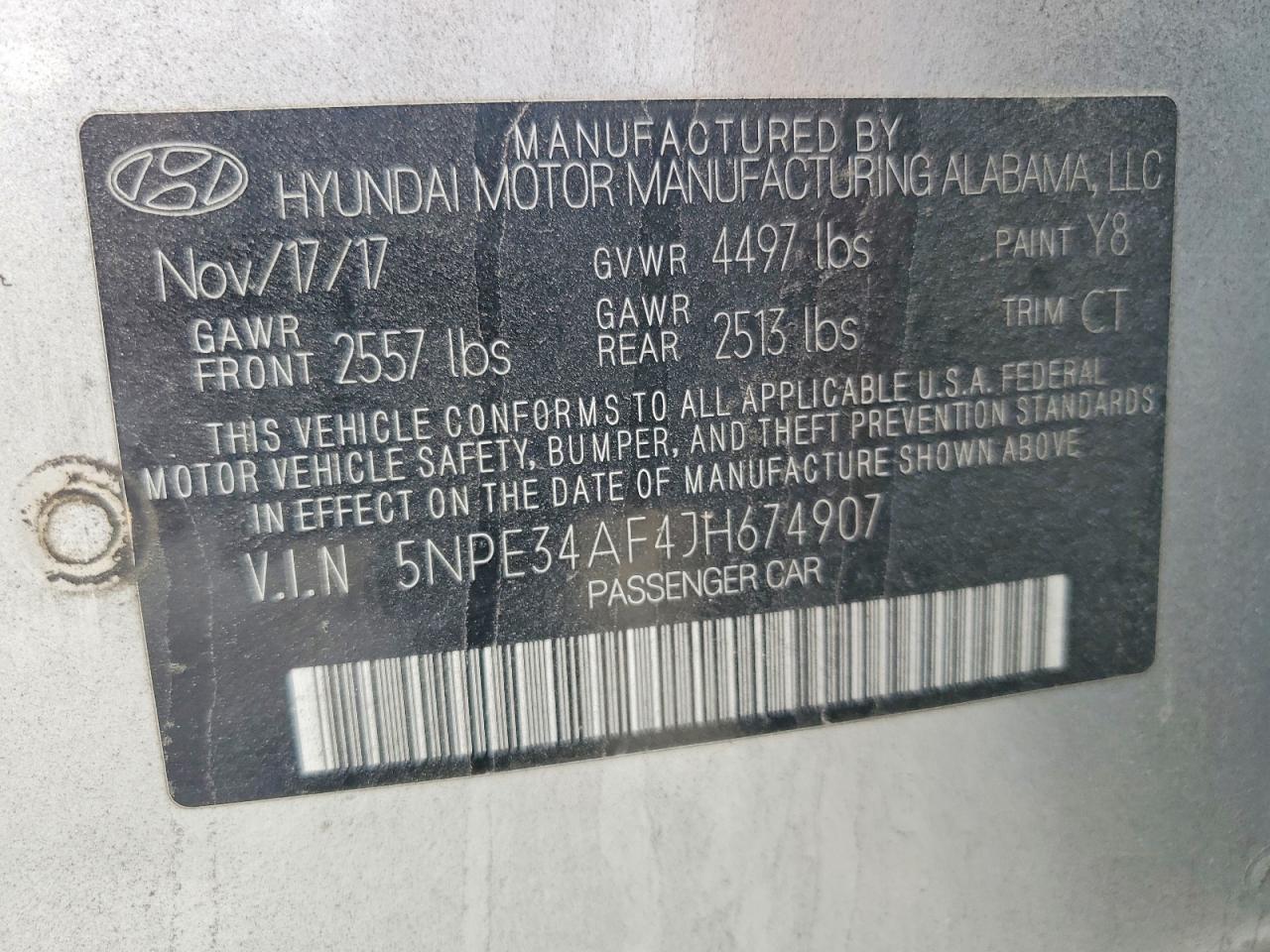 2018 Hyundai Sonata Sport Silver vin: 5NPE34AF4JH674907