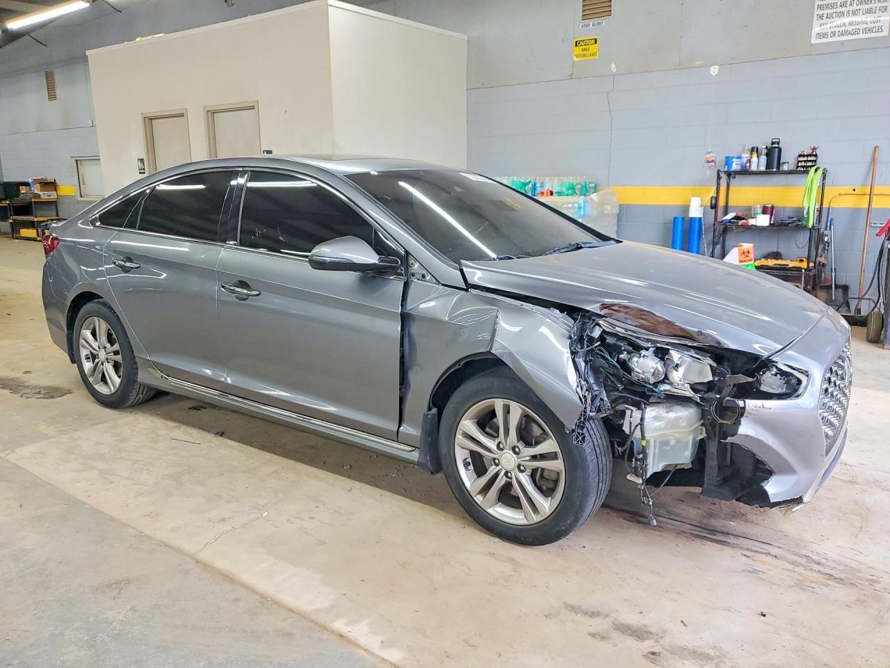 2018 Hyundai Sonata Sport+ Gray vin: 5NPE34AF4JH708277