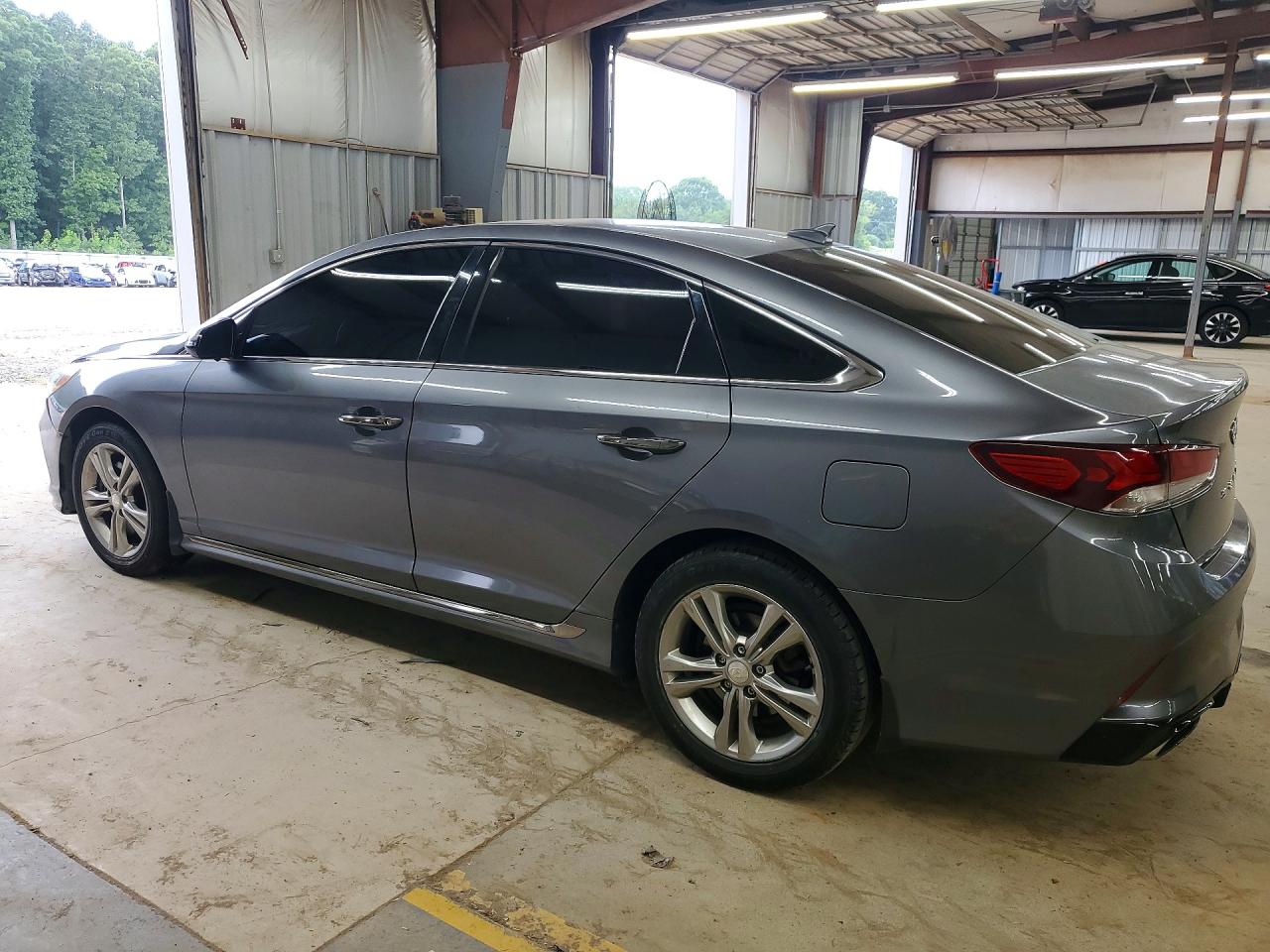 2018 Hyundai Sonata Sport+ Gray vin: 5NPE34AF4JH708277