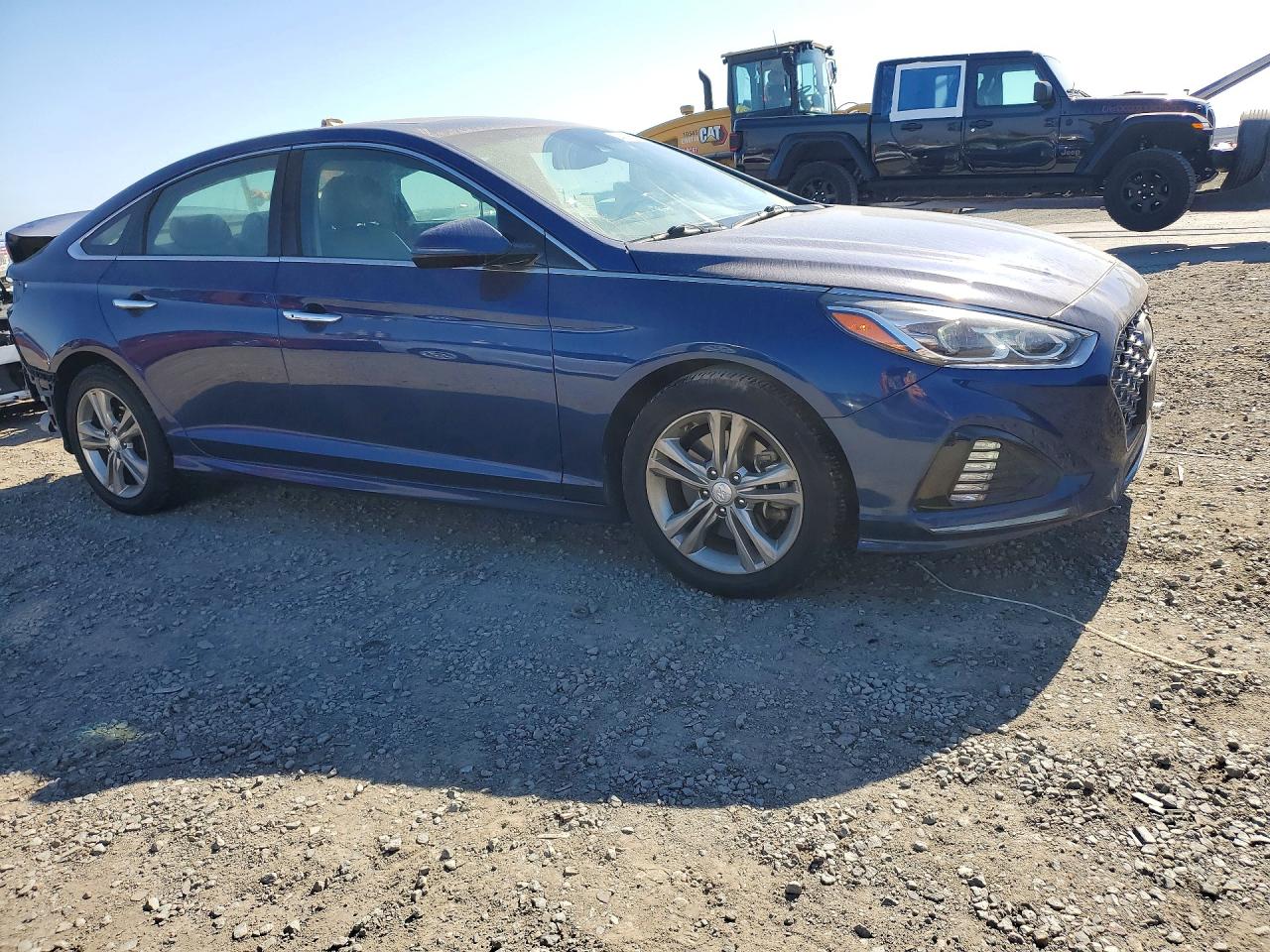 2019 Hyundai Sonata Limited Blue vin: 5NPE34AF4KH815153