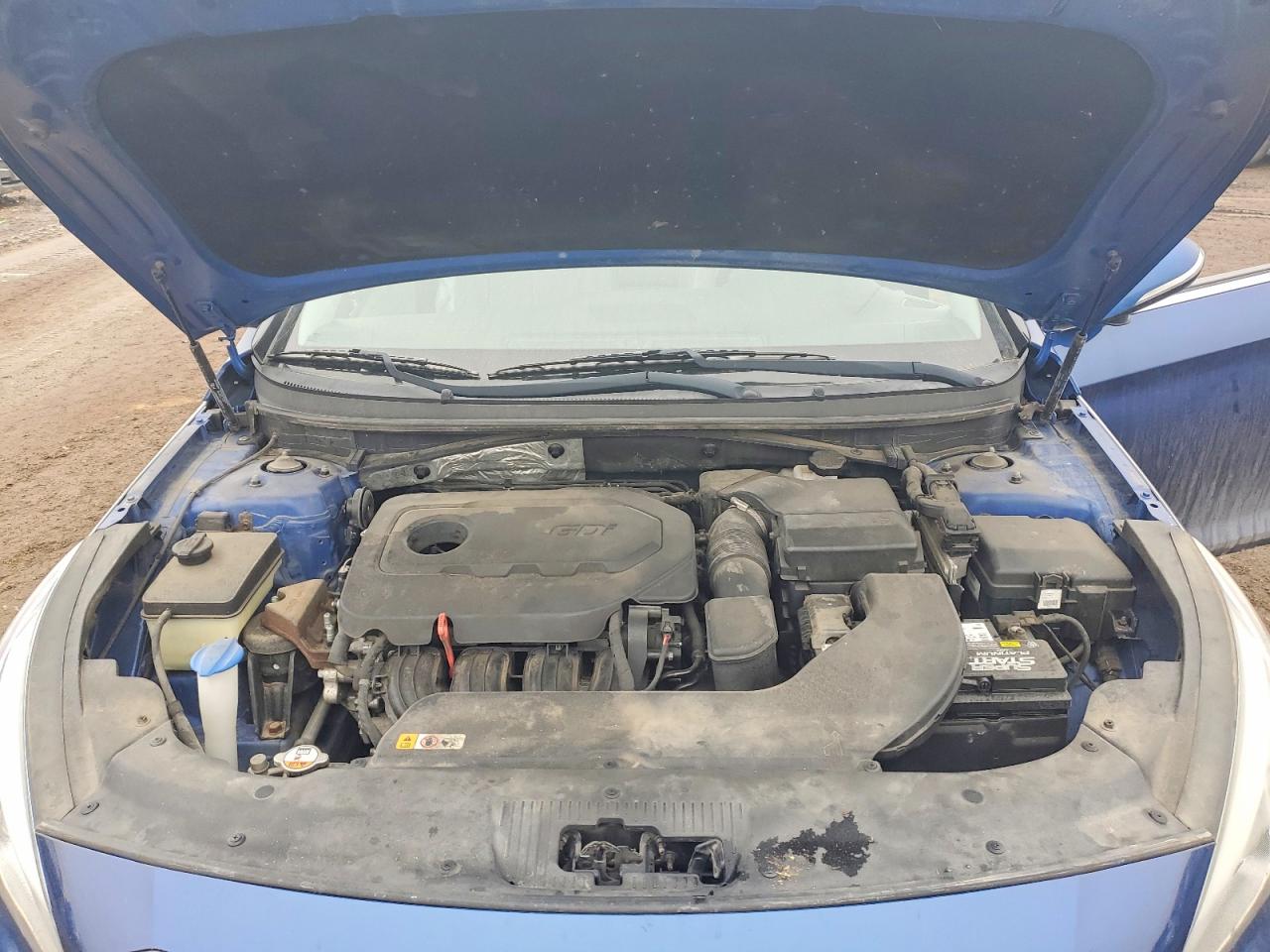 2015 Hyundai Sonata Limited Blue vin: 5NPE34AF5FH016603