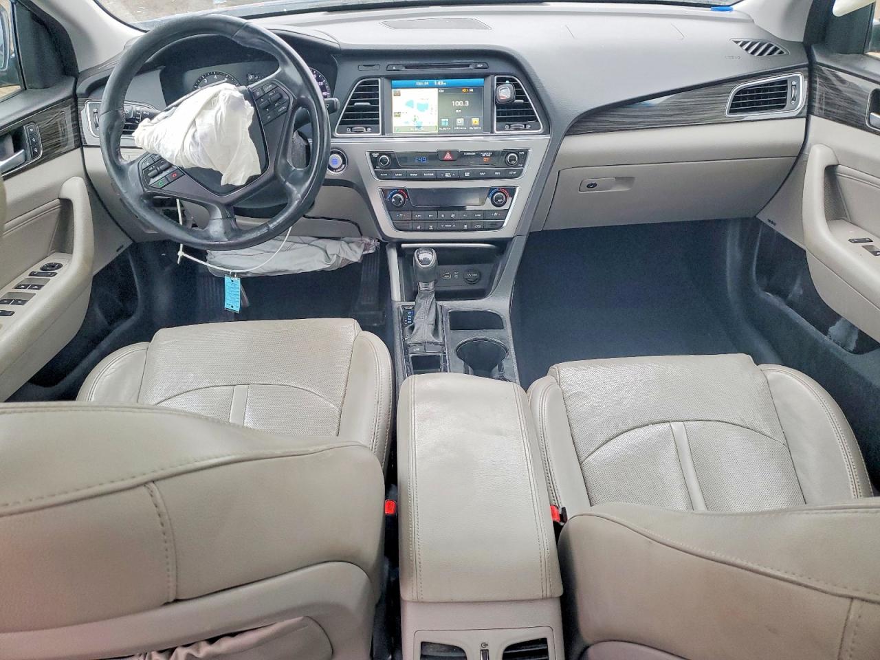 2015 Hyundai Sonata Limited Blue vin: 5NPE34AF5FH016603