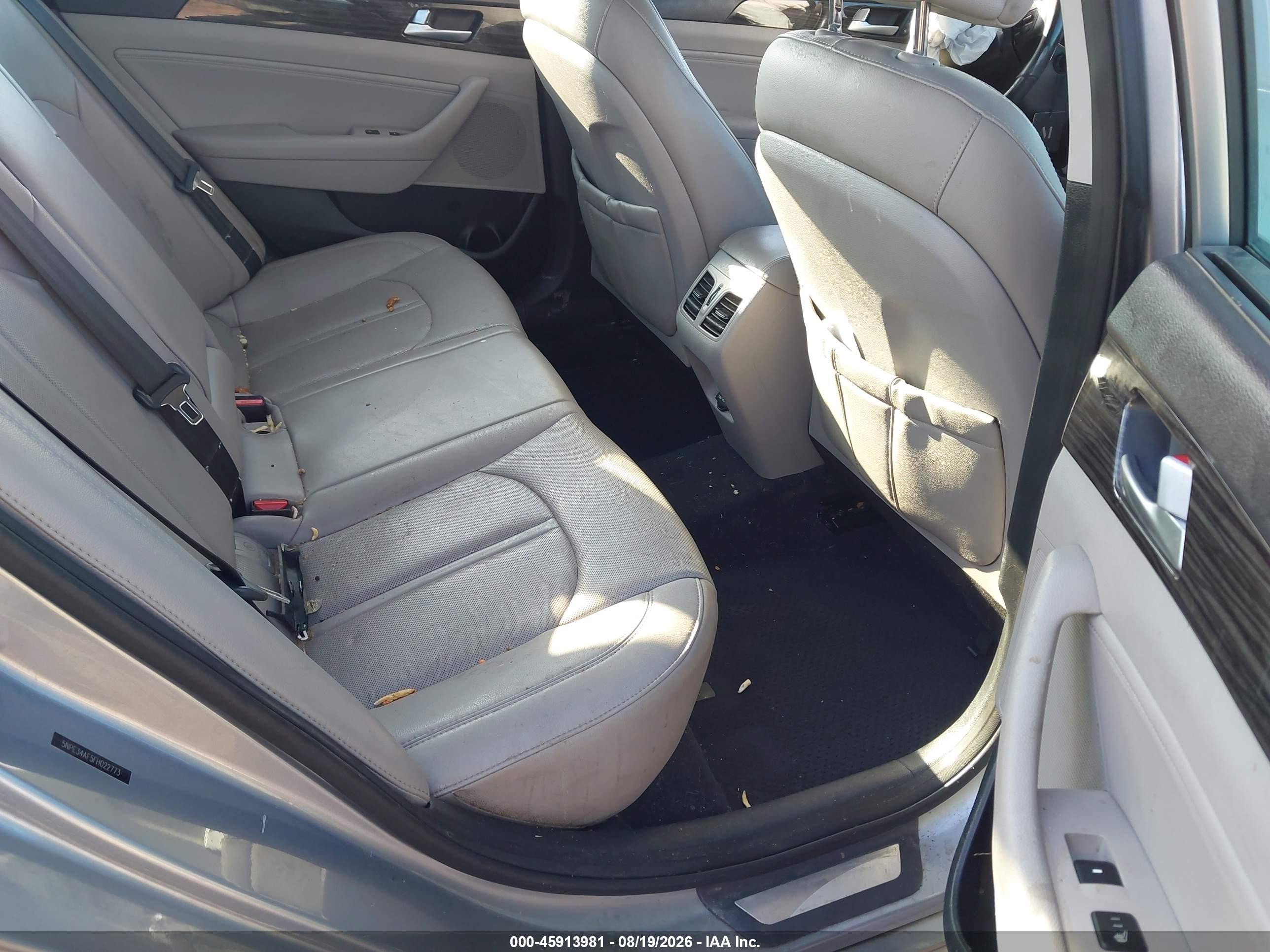 2015 Hyundai Sonata Limited Gray vin: 5NPE34AF5FH022773