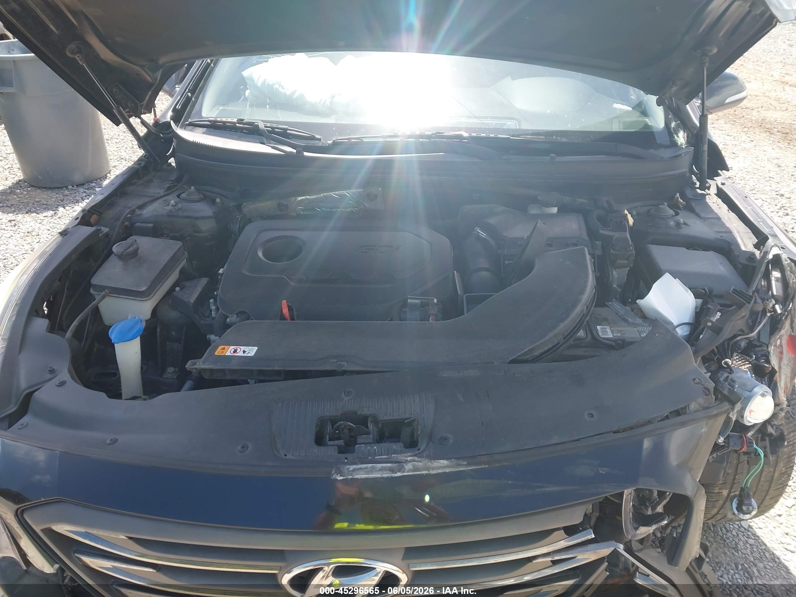 2015 Hyundai Sonata Sport Black vin: 5NPE34AF5FH022868