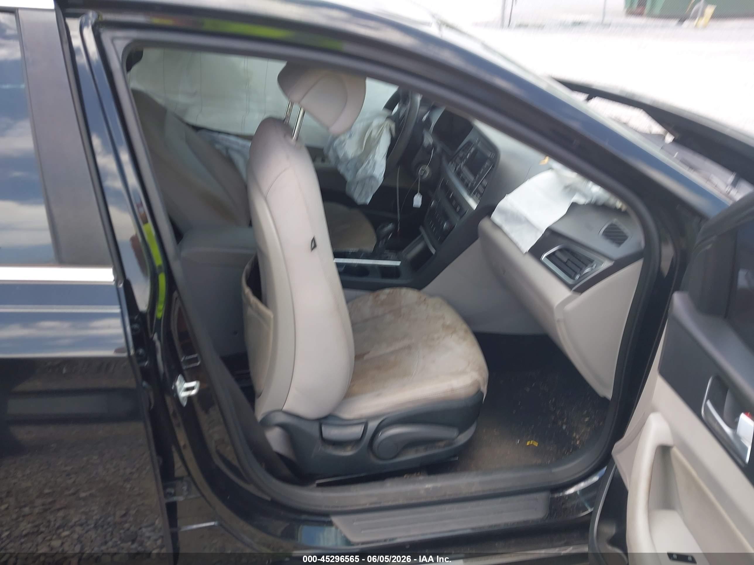 2015 Hyundai Sonata Sport Black vin: 5NPE34AF5FH022868