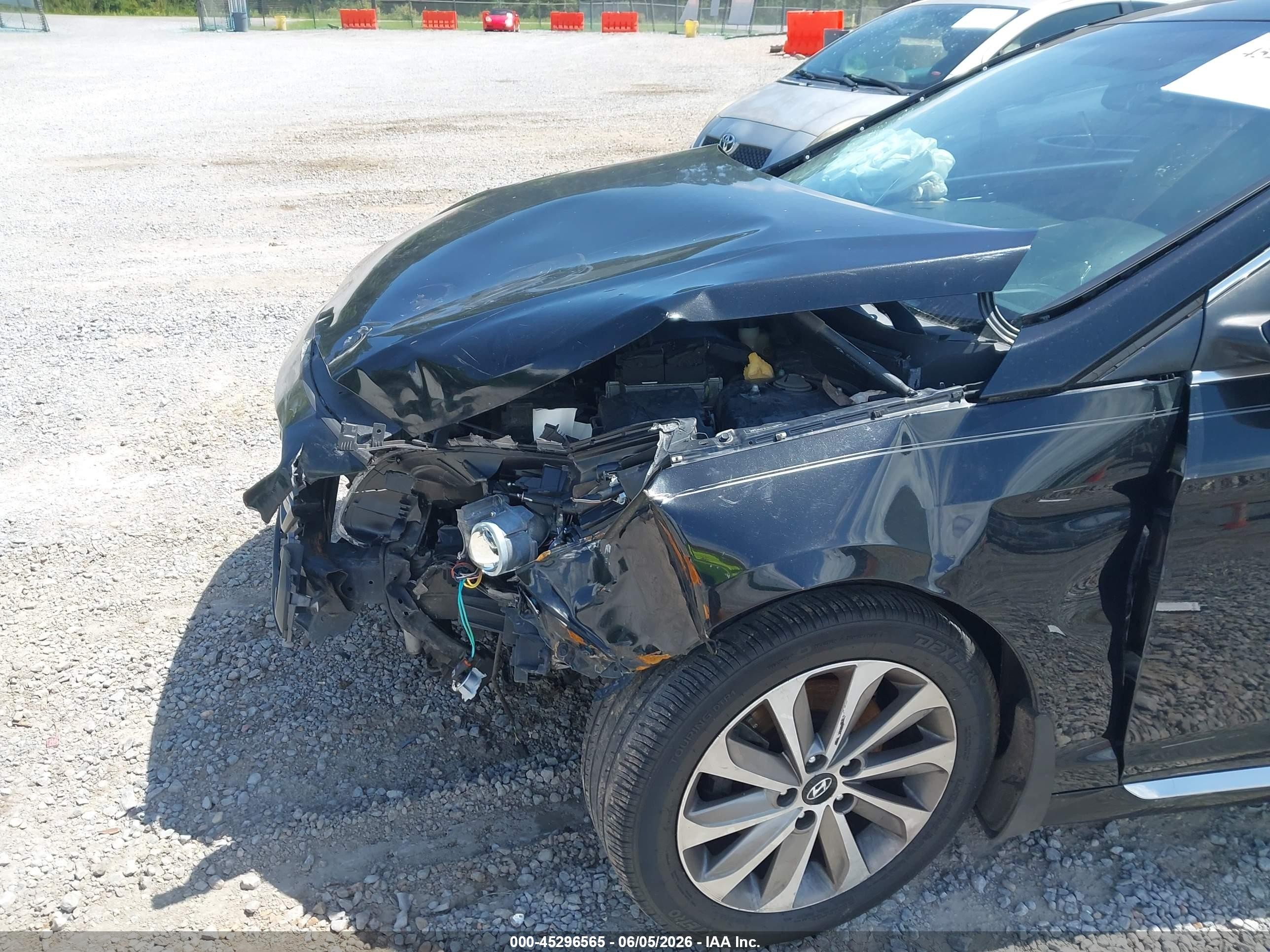 2015 Hyundai Sonata Sport Black vin: 5NPE34AF5FH022868