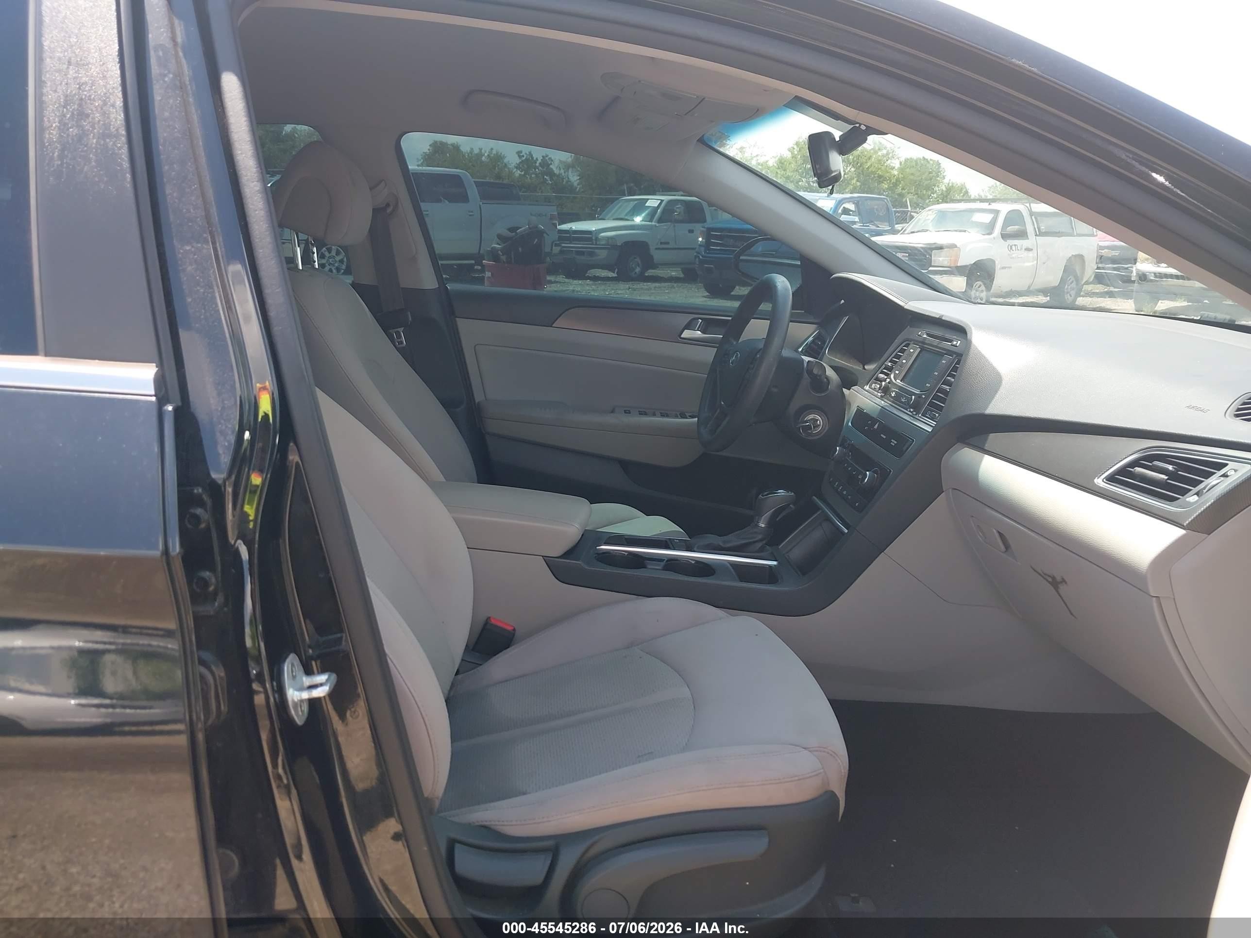 2015 Hyundai Sonata Sport Black vin: 5NPE34AF5FH027892