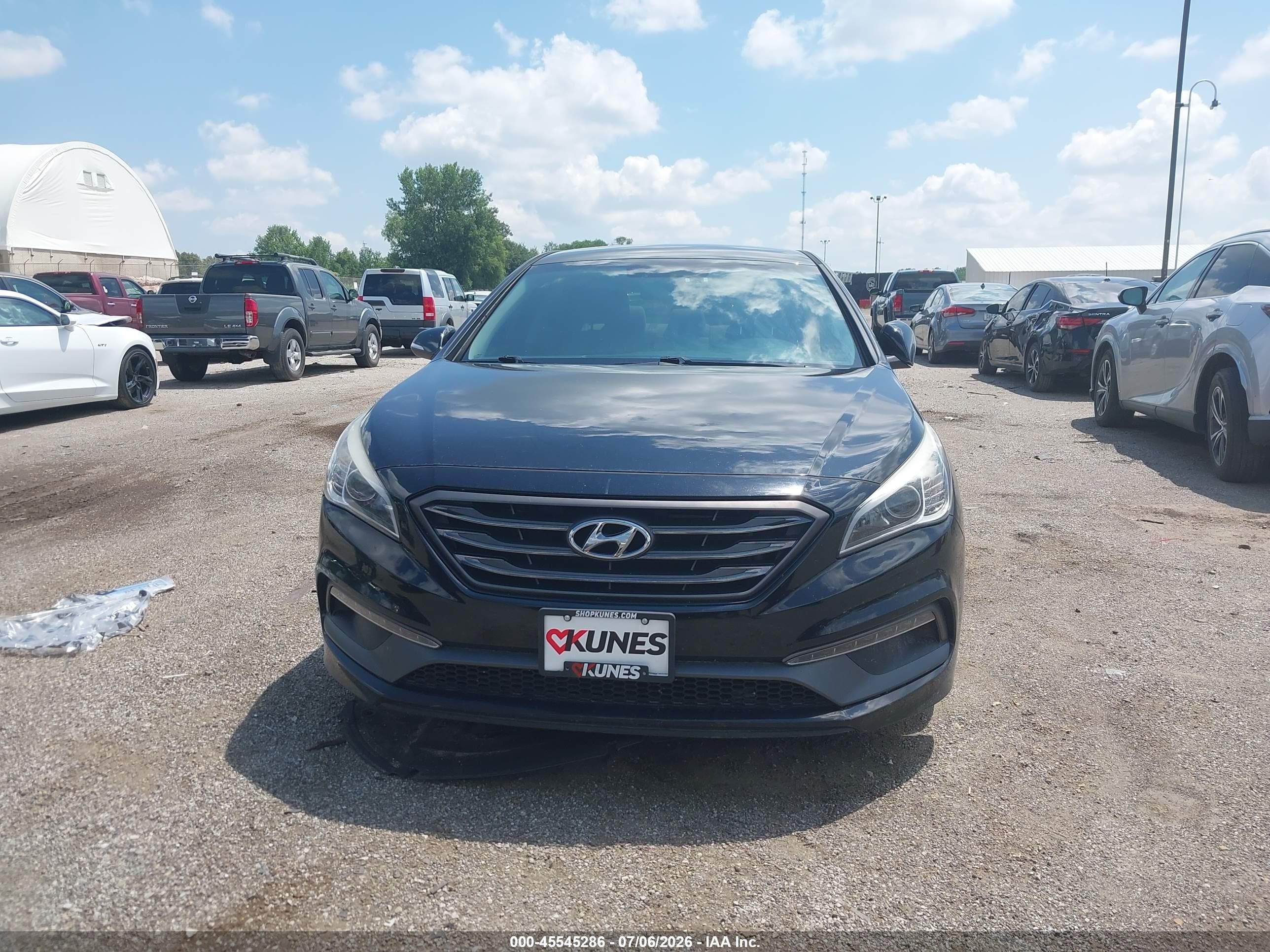 2015 Hyundai Sonata Sport Black vin: 5NPE34AF5FH027892