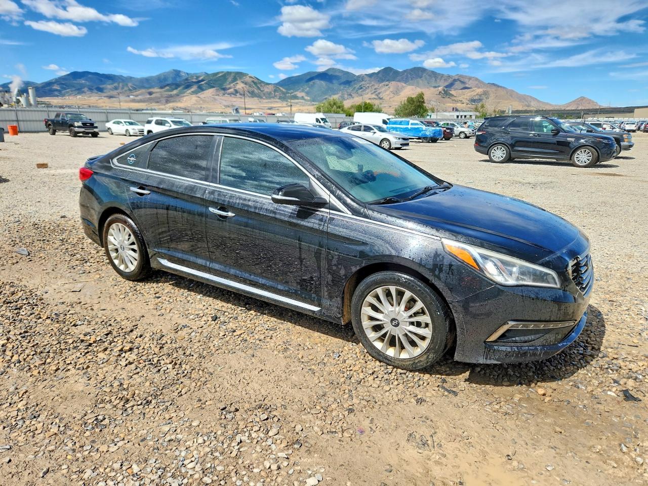 2015 Hyundai Sonata Limited Black vin: 5NPE34AF5FH032851