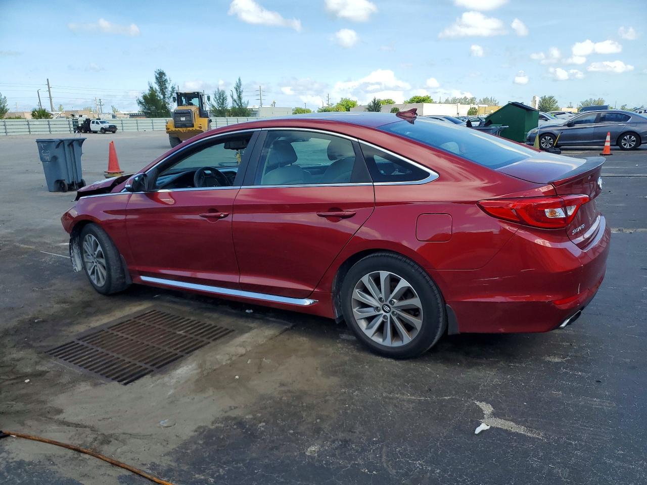 2015 Hyundai Sonata Sport Red vin: 5NPE34AF5FH040772