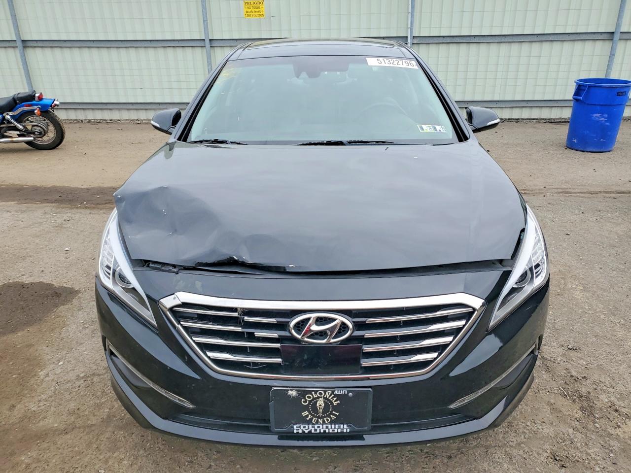 2015 Hyundai Sonata Limited Черный vin: 5NPE34AF5FH041713