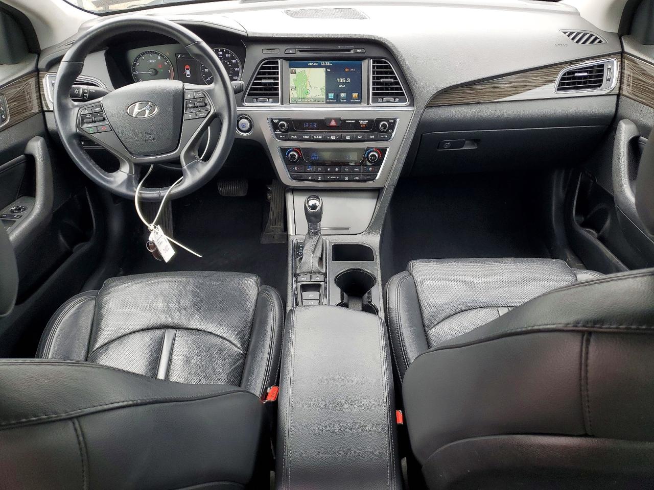 2015 Hyundai Sonata Limited Черный vin: 5NPE34AF5FH041713