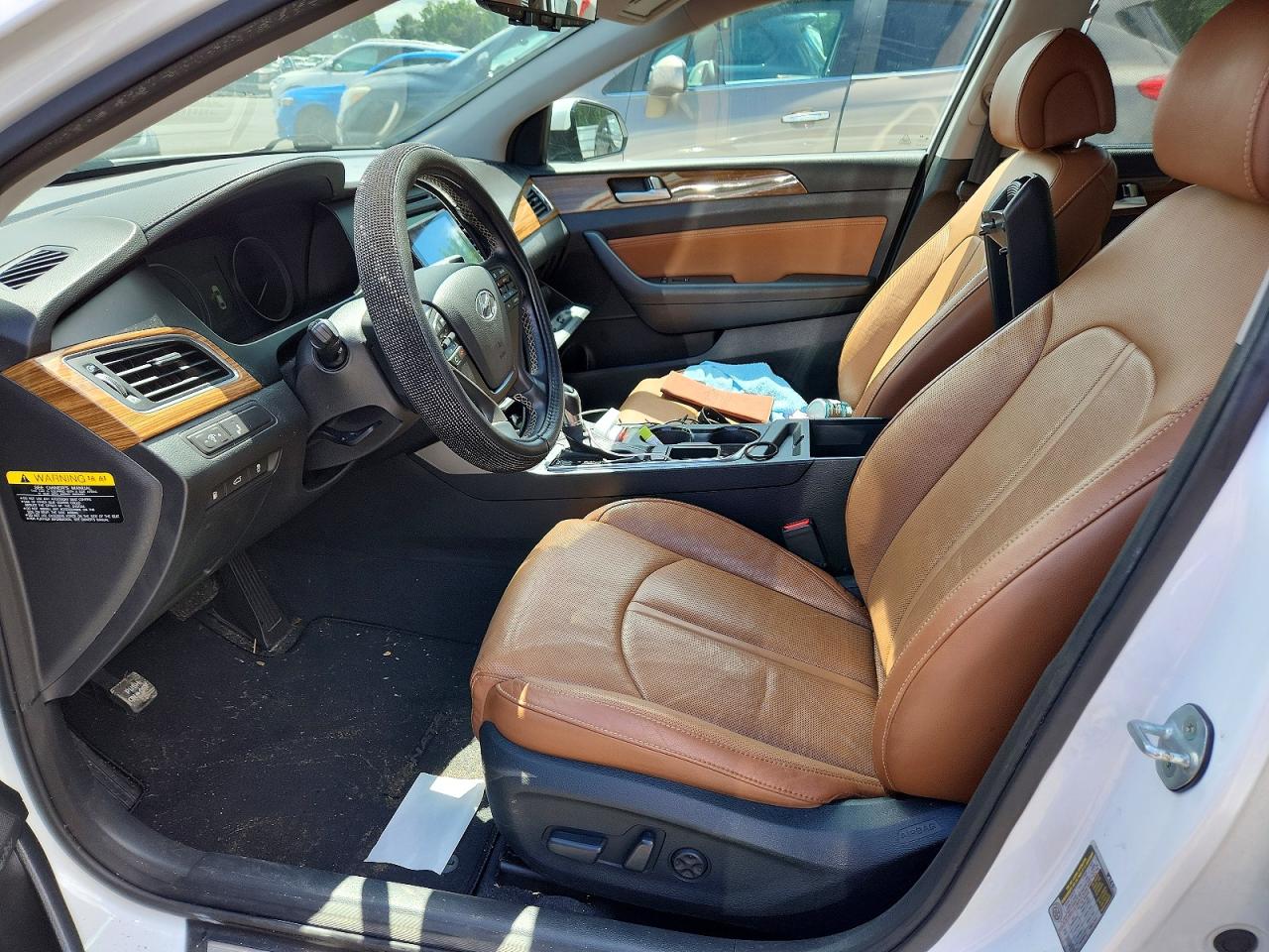 2015 Hyundai Sonata Limited White vin: 5NPE34AF5FH043431