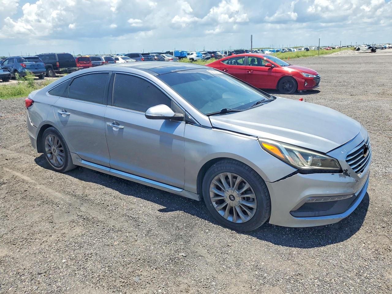 2015 Hyundai Sonata Limited Silver vin: 5NPE34AF5FH045289