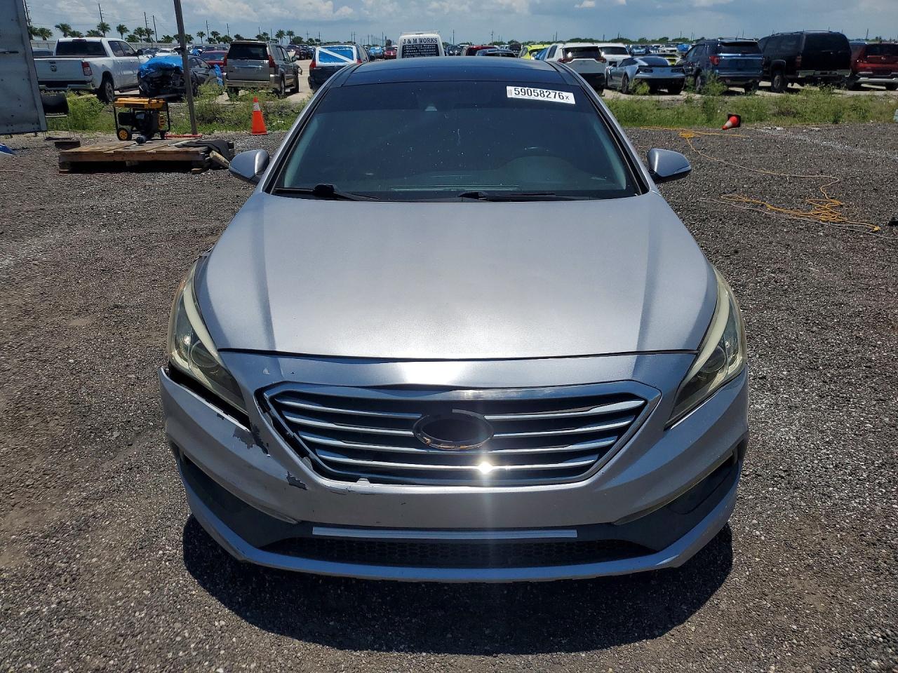 2015 Hyundai Sonata Limited Silver vin: 5NPE34AF5FH045289