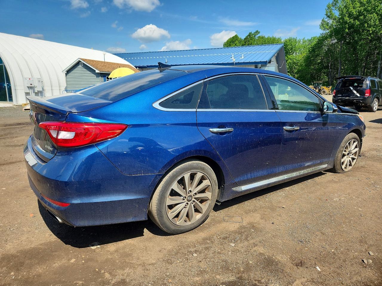 2015 Hyundai Sonata Limited Синий vin: 5NPE34AF5FH045311