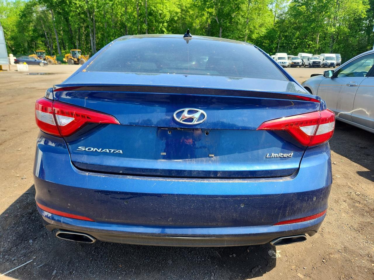 2015 Hyundai Sonata Limited Синий vin: 5NPE34AF5FH045311