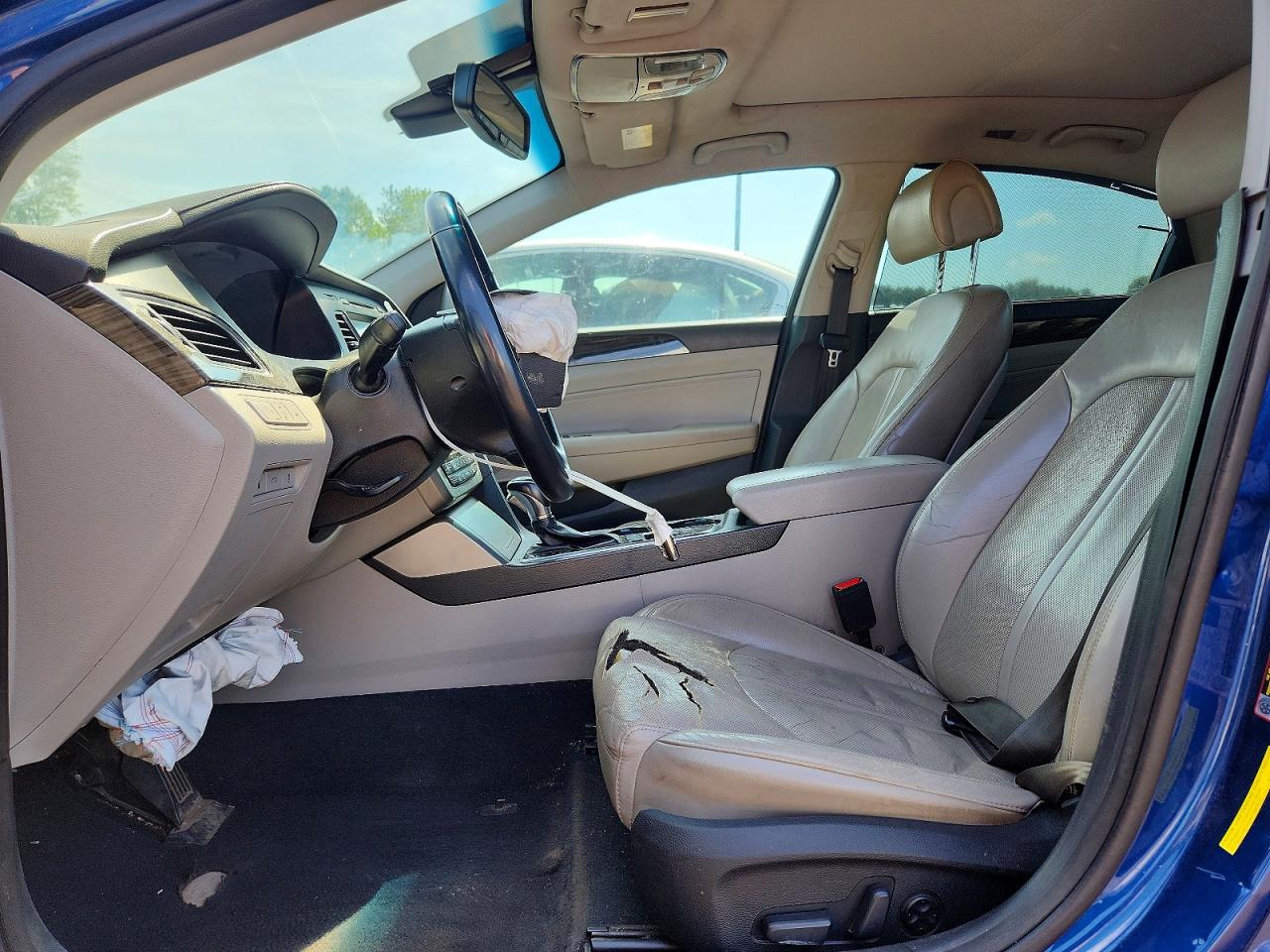 2015 Hyundai Sonata Limited Синий vin: 5NPE34AF5FH045311