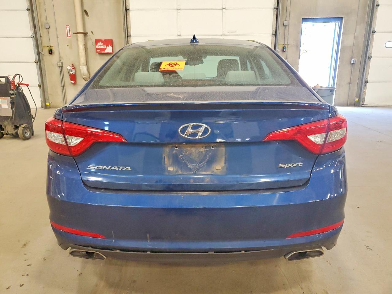 2015 Hyundai Sonata Sport Blue vin: 5NPE34AF5FH051125