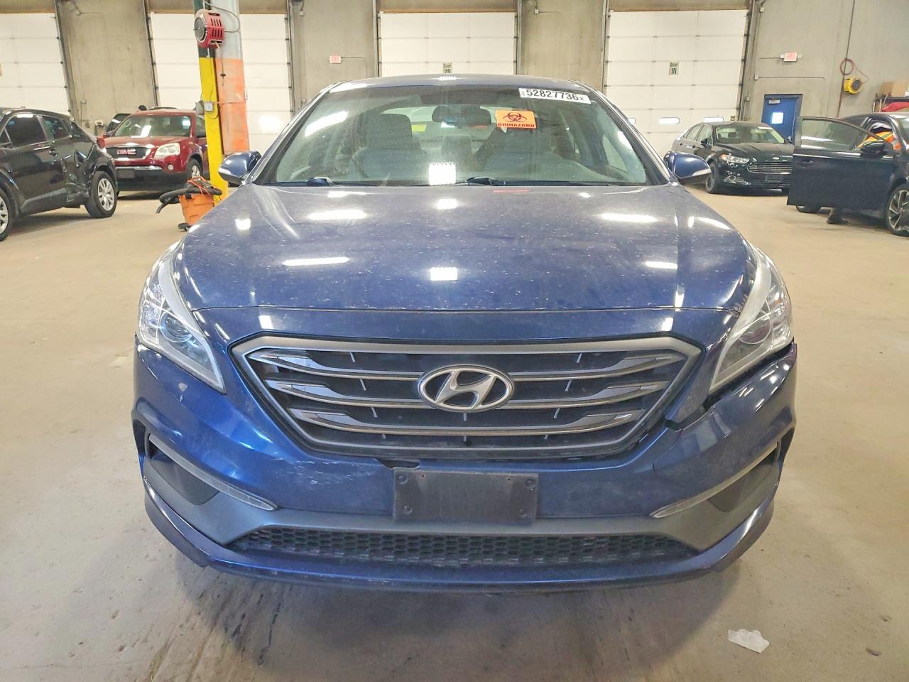 2015 Hyundai Sonata Sport Blue vin: 5NPE34AF5FH051125