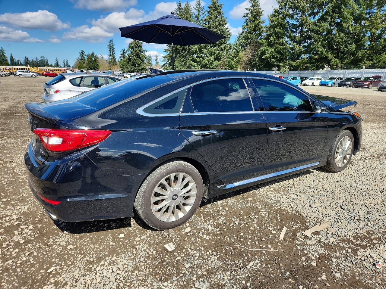 2015 Hyundai Sonata Limited Black vin: 5NPE34AF5FH052100