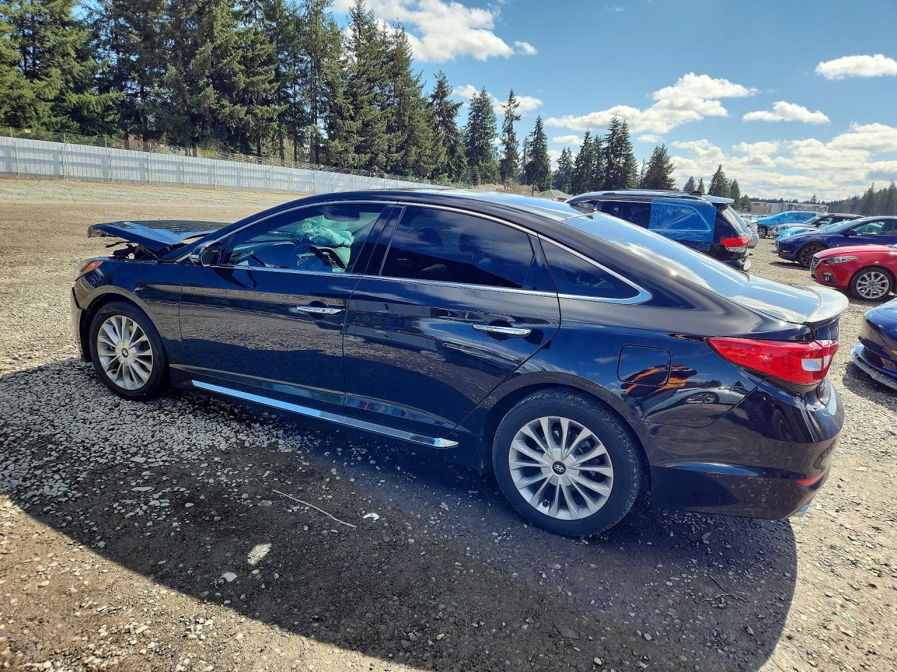 2015 Hyundai Sonata Limited Black vin: 5NPE34AF5FH052100