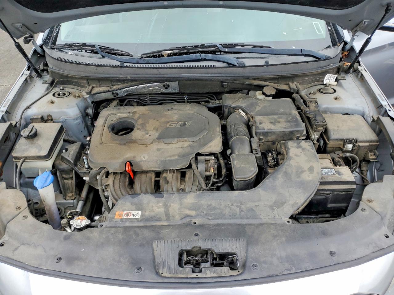 2015 Hyundai Sonata Sport Silver vin: 5NPE34AF5FH055501