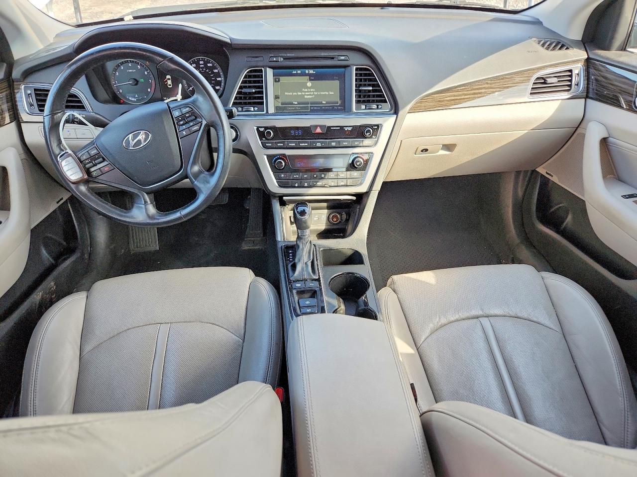 2015 Hyundai Sonata Limited White vin: 5NPE34AF5FH066823