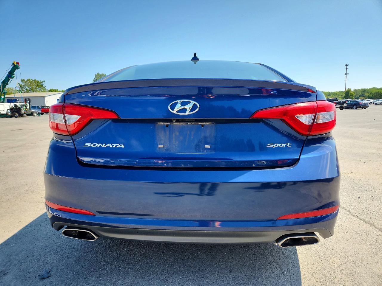 2015 Hyundai Sonata Sport Blue vin: 5NPE34AF5FH067017