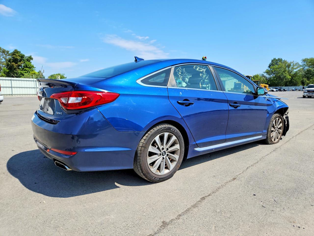 2015 Hyundai Sonata Sport Blue vin: 5NPE34AF5FH067017