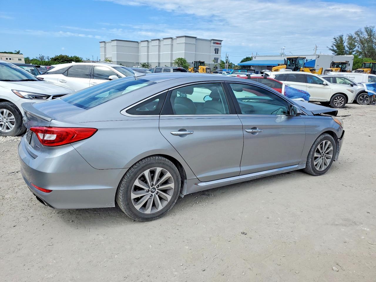 2015 Hyundai Sonata Sport Gray vin: 5NPE34AF5FH080057