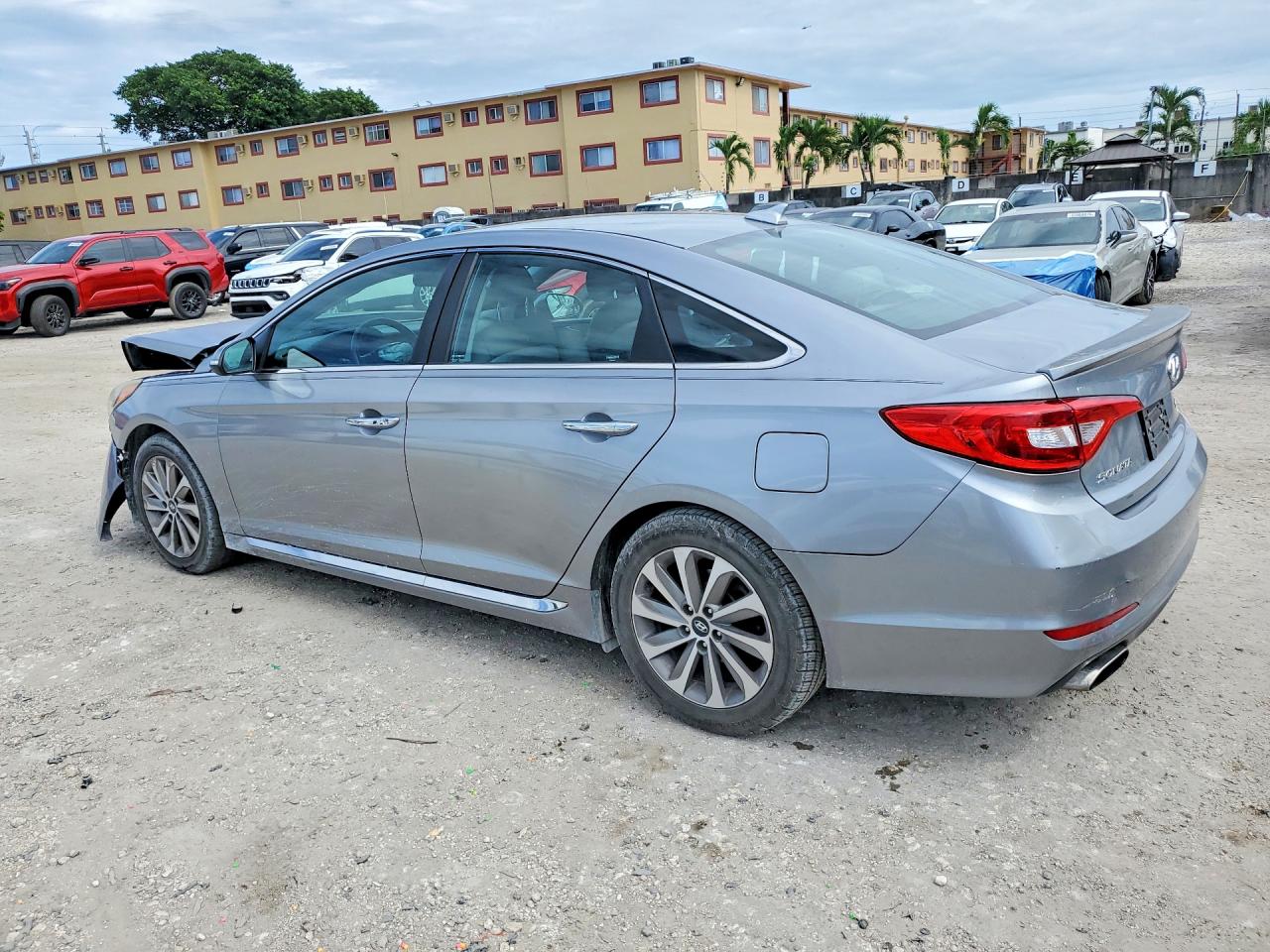 2015 Hyundai Sonata Sport Gray vin: 5NPE34AF5FH080057