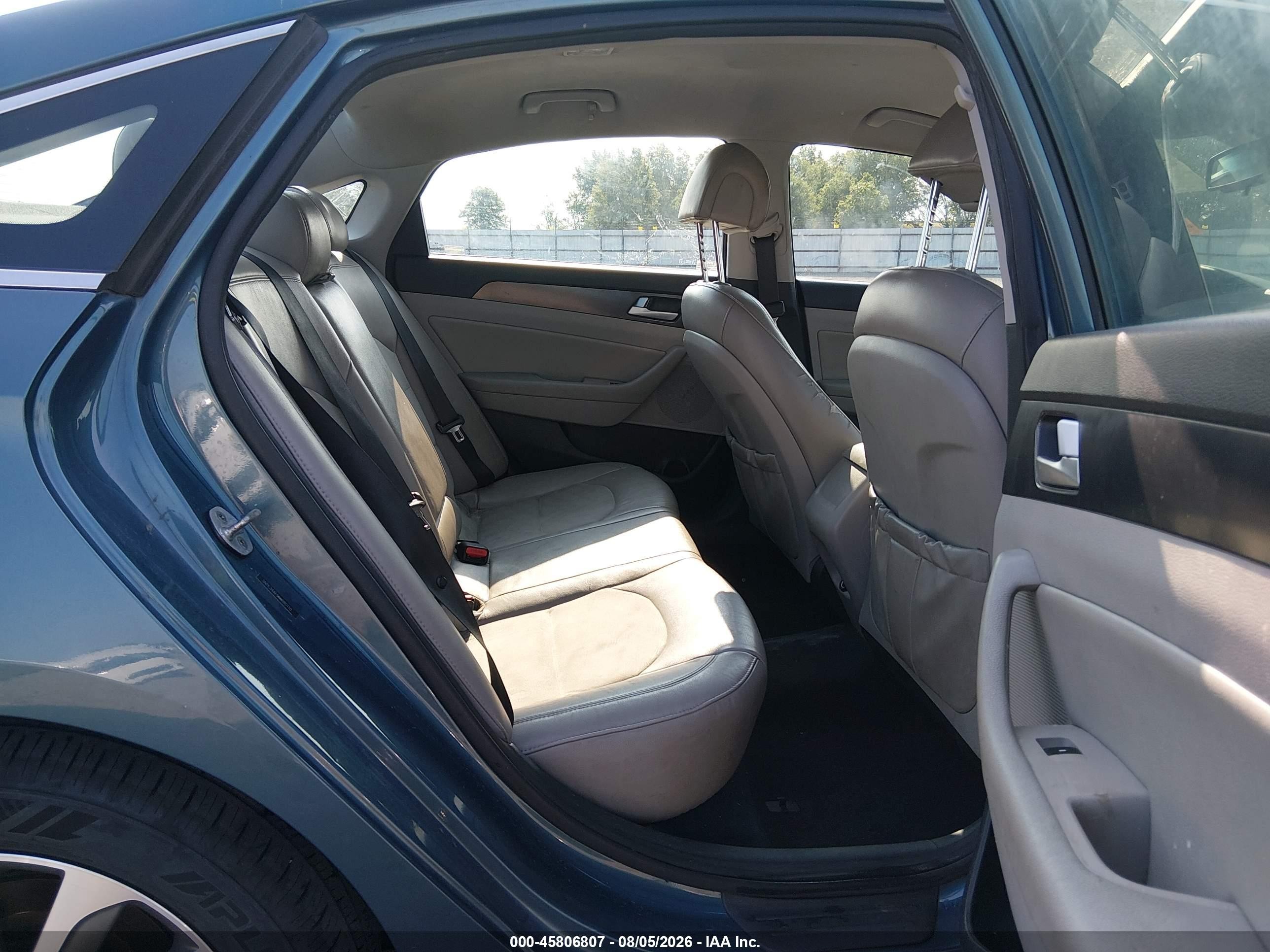 2015 Hyundai Sonata Sport Blue vin: 5NPE34AF5FH080110